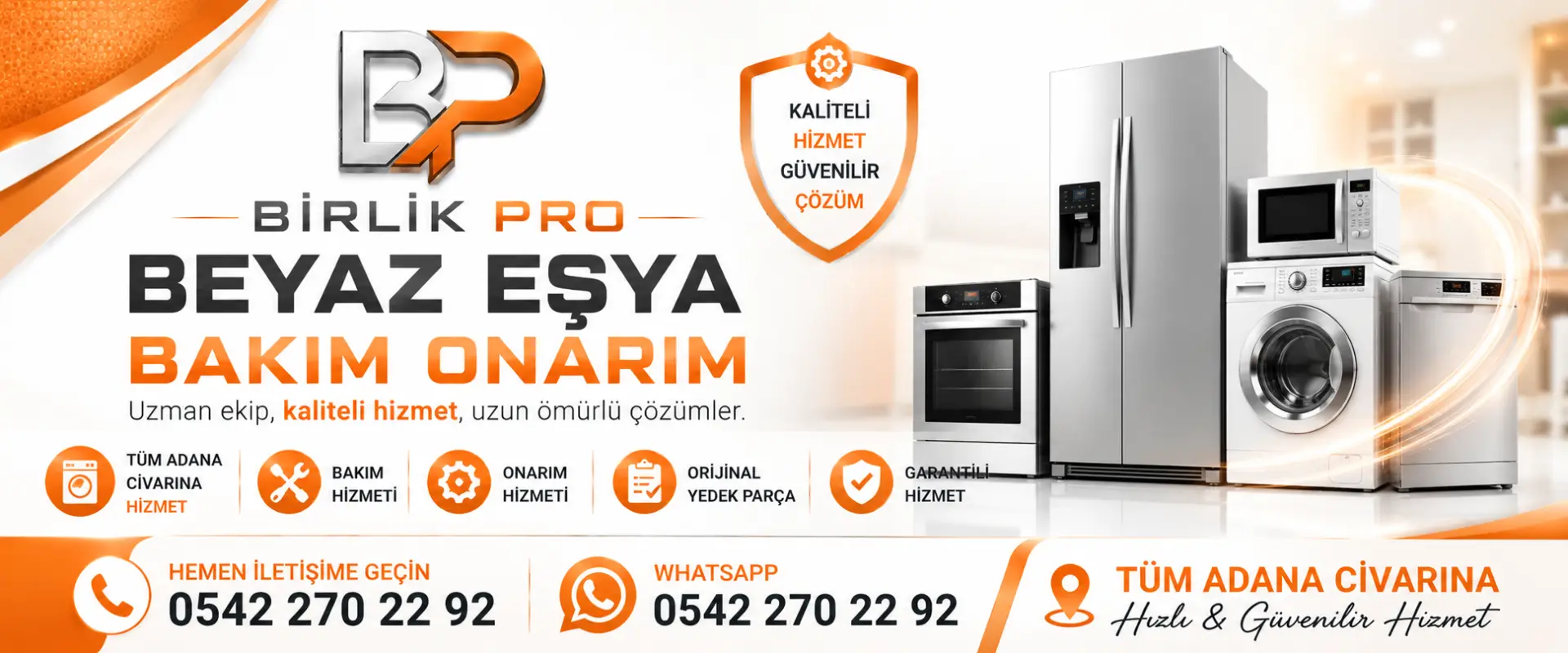 Beyaz Eşya Bakım Ve Onarım